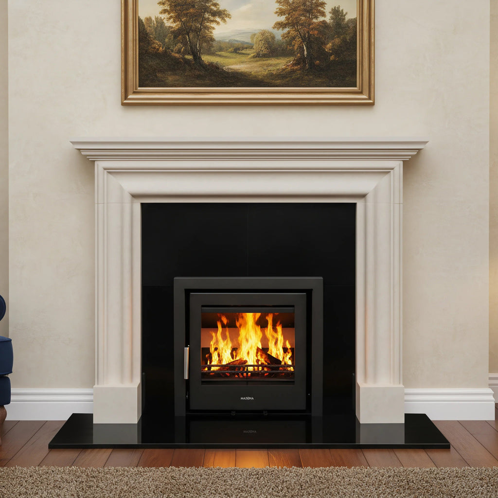 Mazona Clovelly 550 6kW Steel 3 Sided Trim Stove, Multifuel, Woodburning, Cassette, Inset, Eco Design Approved, Defra Approved - photo 2