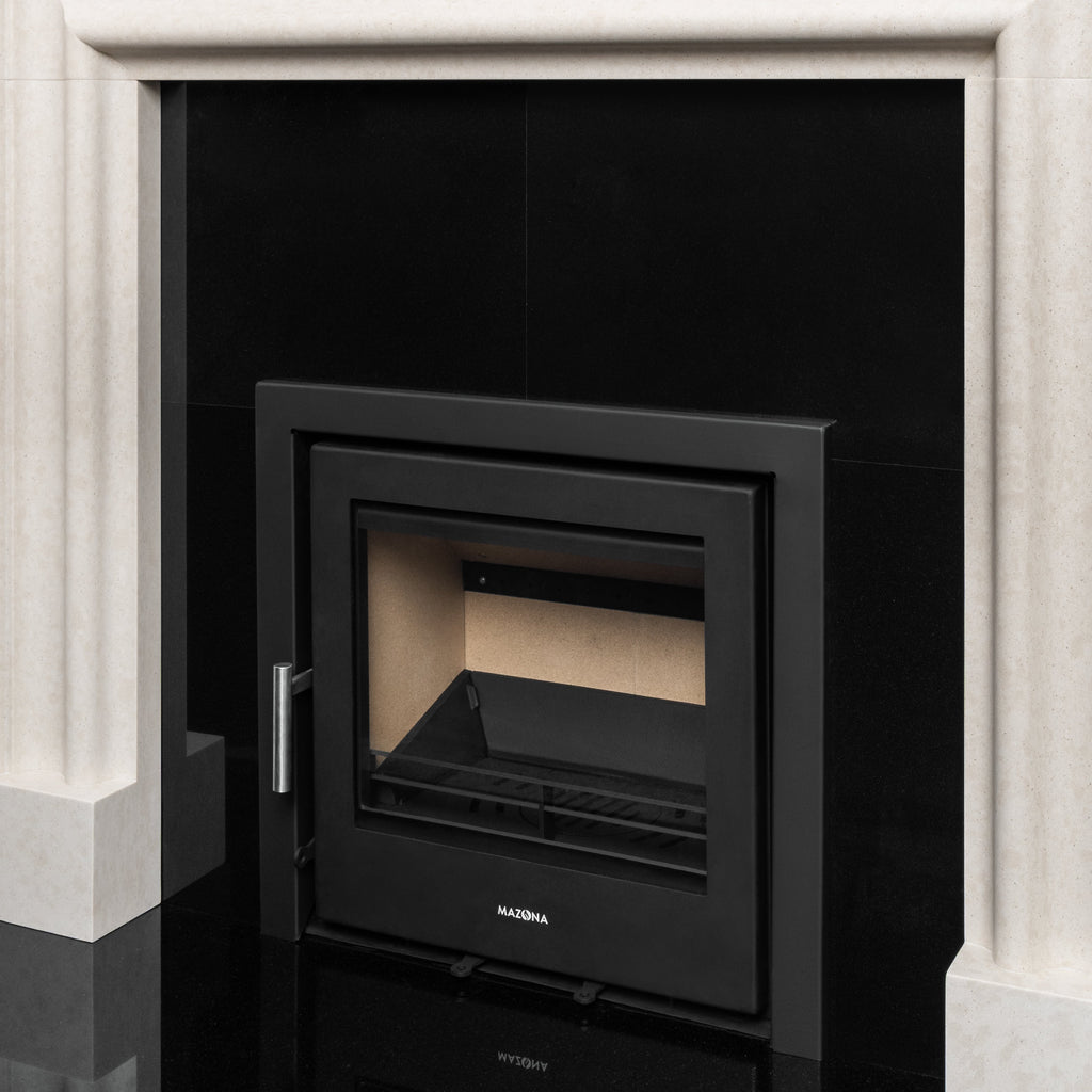 Mazona Clovelly 550 6kW Steel 3 Sided Trim Stove, Multifuel, Woodburning, Cassette, Inset, Eco Design Approved, Defra Approved - photo 3