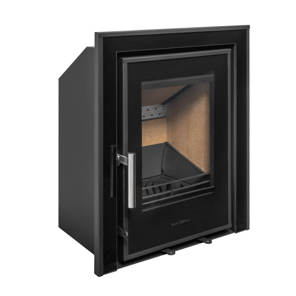 Mazona Clovelly 400 5kW 3 Sided Glass Trim Stove, Multifuel, Woodburning, Cassette, Inset, Eco Design Approved, Defra Approved - photo 6
