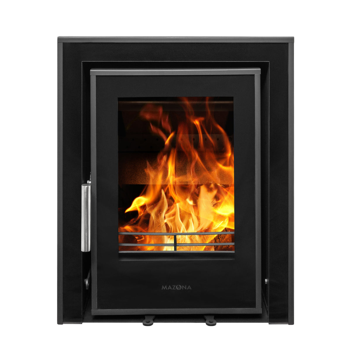 Mazona Clovelly 400 5kW 3 Sided Glass Trim Stove, Multifuel, Woodburning, Cassette, Inset, Eco Design Approved, Defra Approved - photo 7