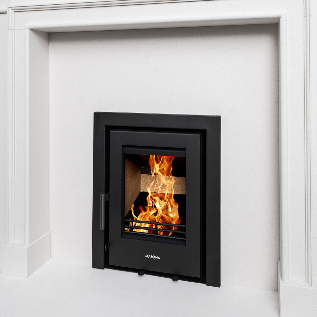 Mazona Clovelly 400 5kW Steel 3 Sided Trim Stove, Multifuel, Woodburning, Cassette, Inset, Eco Design Approved, Defra Approved - photo 3
