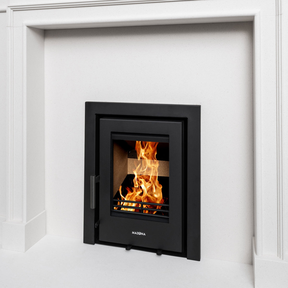 Mazona Clovelly 400 5kW Steel 3 Sided Trim Stove, Multifuel, Woodburning, Cassette, Inset, Eco Design Approved, Defra Approved - photo 3