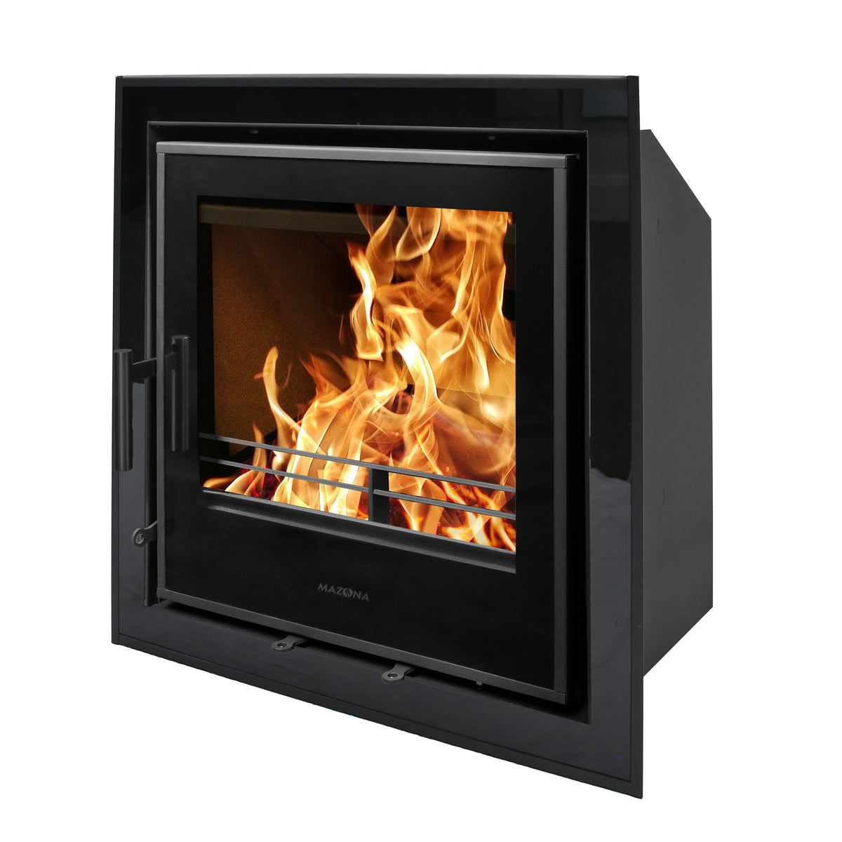 Mazona Clovelly 550 6kW 4 Sided  Glass Trim Stove, Multifuel, Woodburning, Cassette, Inset, Eco Design Approved, Defra Approved - photo 4