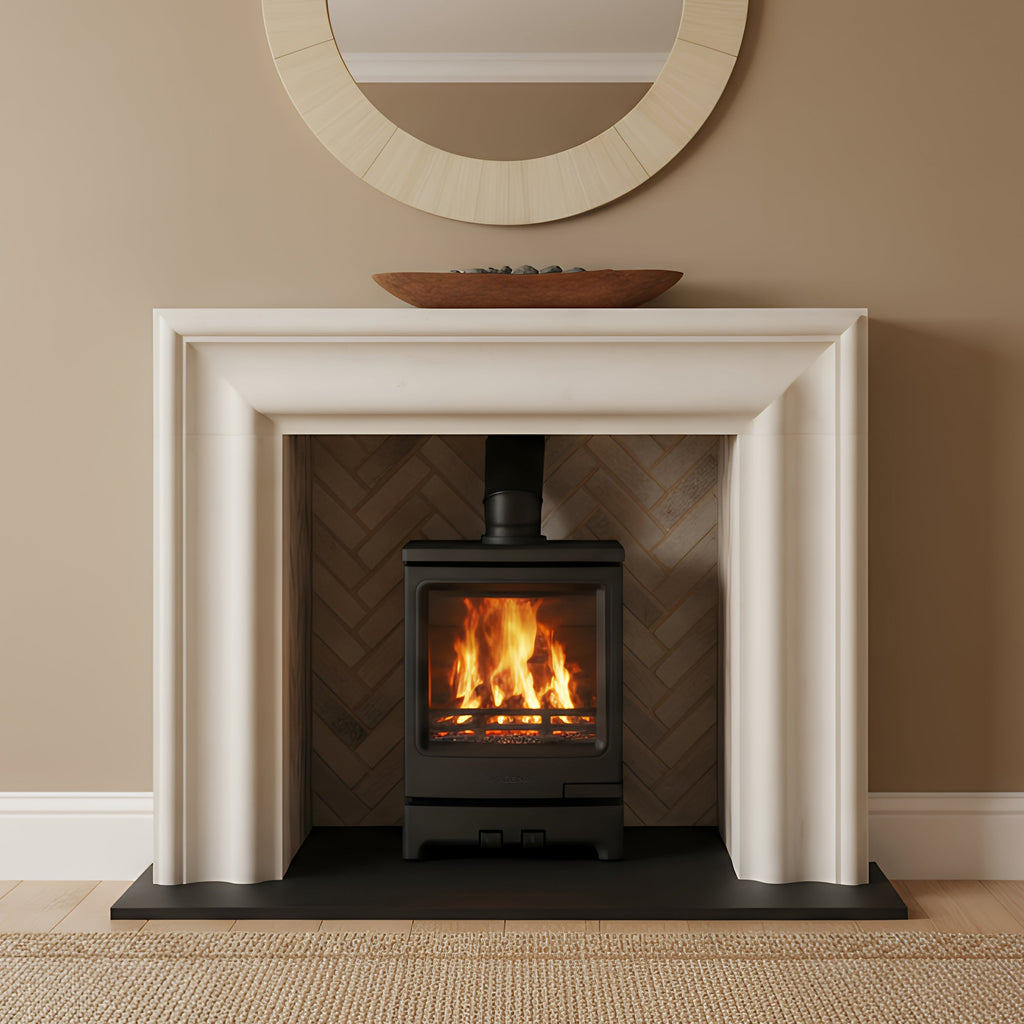 Mazona Kingsmere 8kW Multifuel Woodburning Stove Black Edition, Freestanding, Eco Design Approved, Defra Approved - photo 4
