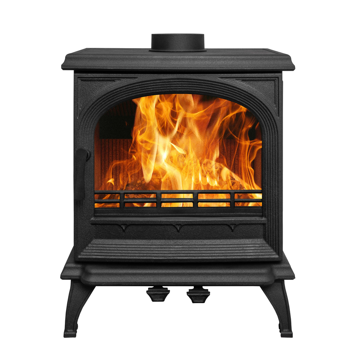 Mazona Albourne 8kW  Cast Iron Multifuel Woodburning Stove, Freestanding, Eco Design Approved, Defra Approved - photo 3