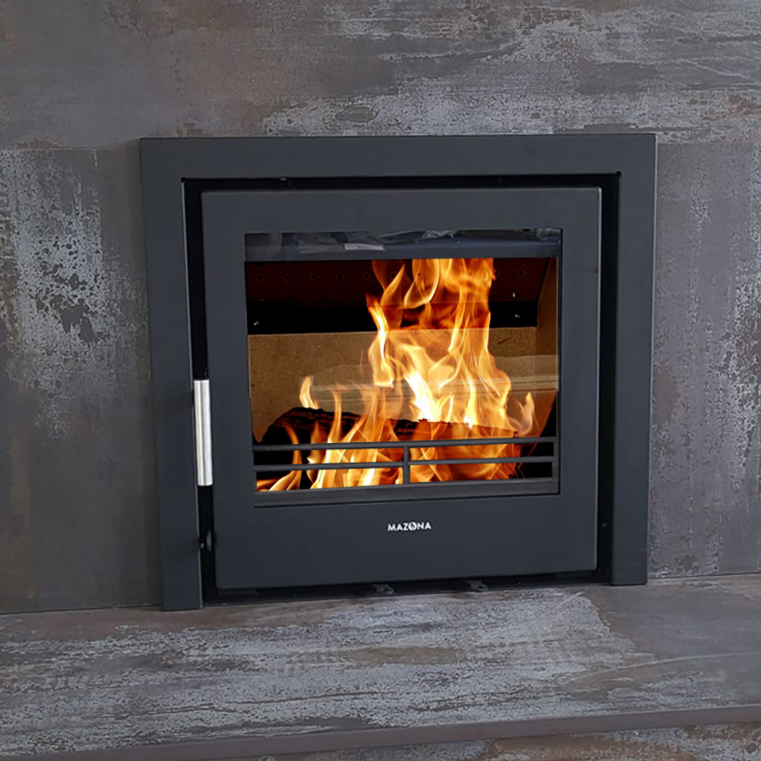 Mazona Clovelly 550 6kW Steel 3 Sided Trim Stove, Multifuel, Woodburning, Cassette, Inset, Eco Design Approved, Defra Approved - photo 4