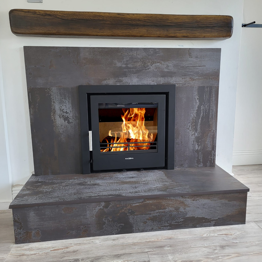 Mazona Clovelly 550 6kW Steel 3 Sided Trim Stove, Multifuel, Woodburning, Cassette, Inset, Eco Design Approved, Defra Approved - photo 8