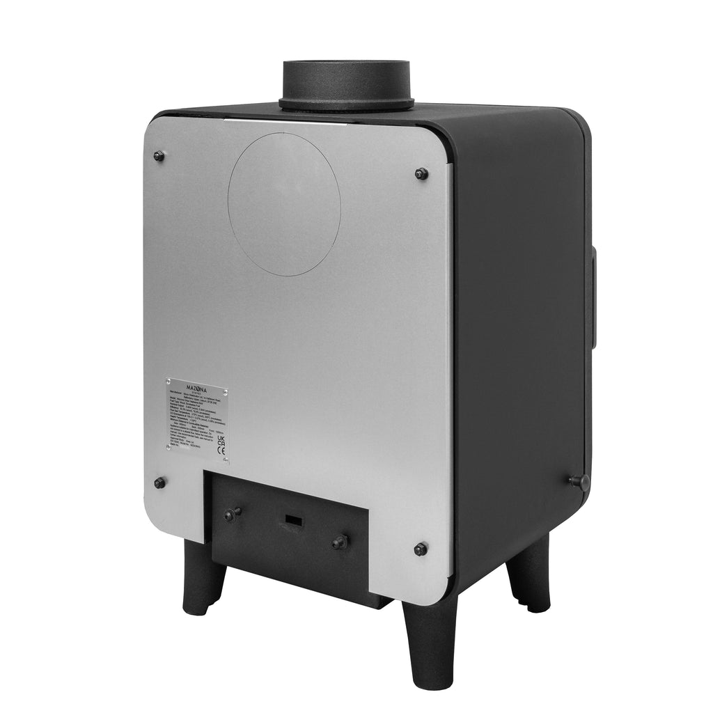 Mazona Heatwave 5kW Multifuel Woodburning Stove, Freestanding Eco Design Approved, Defra Approved - photo 7