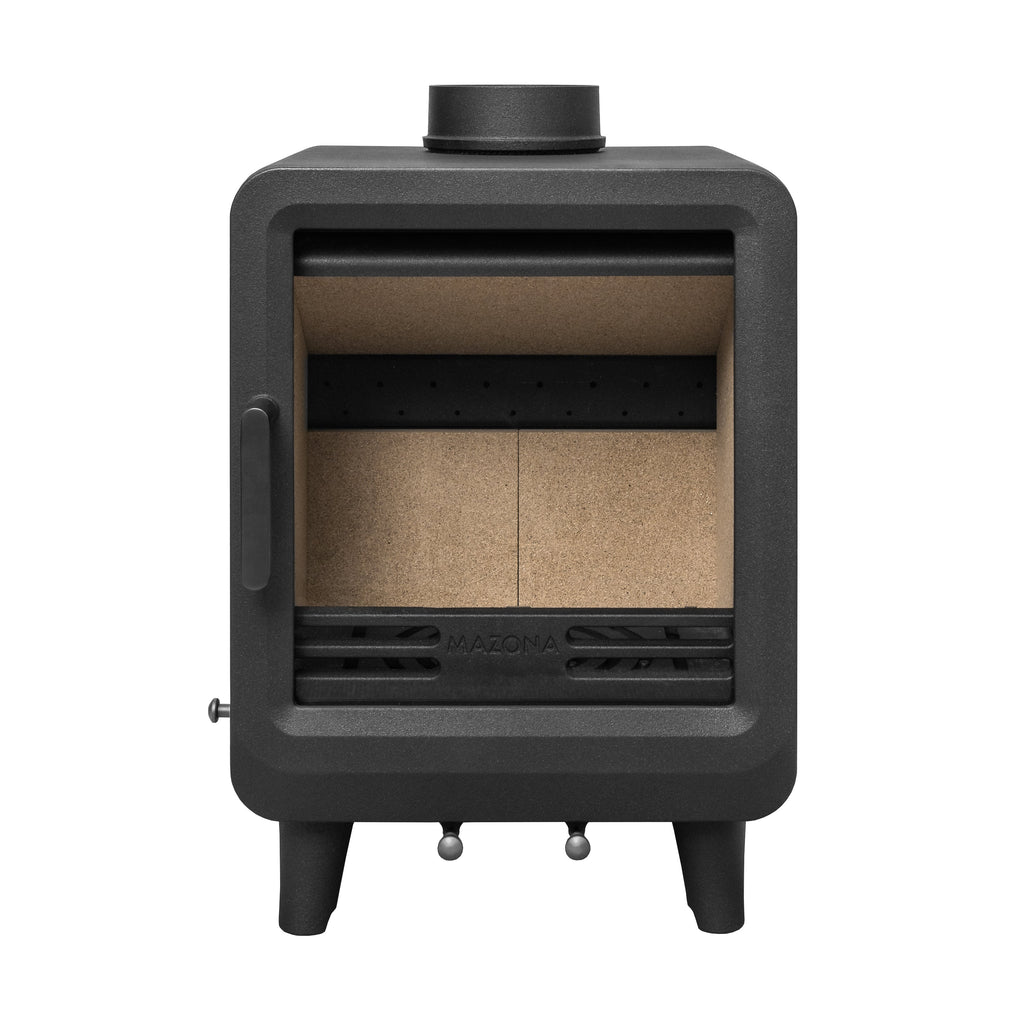 Mazona Heatwave 5kW Multifuel Woodburning Stove, Freestanding Eco Design Approved, Defra Approved - photo 4