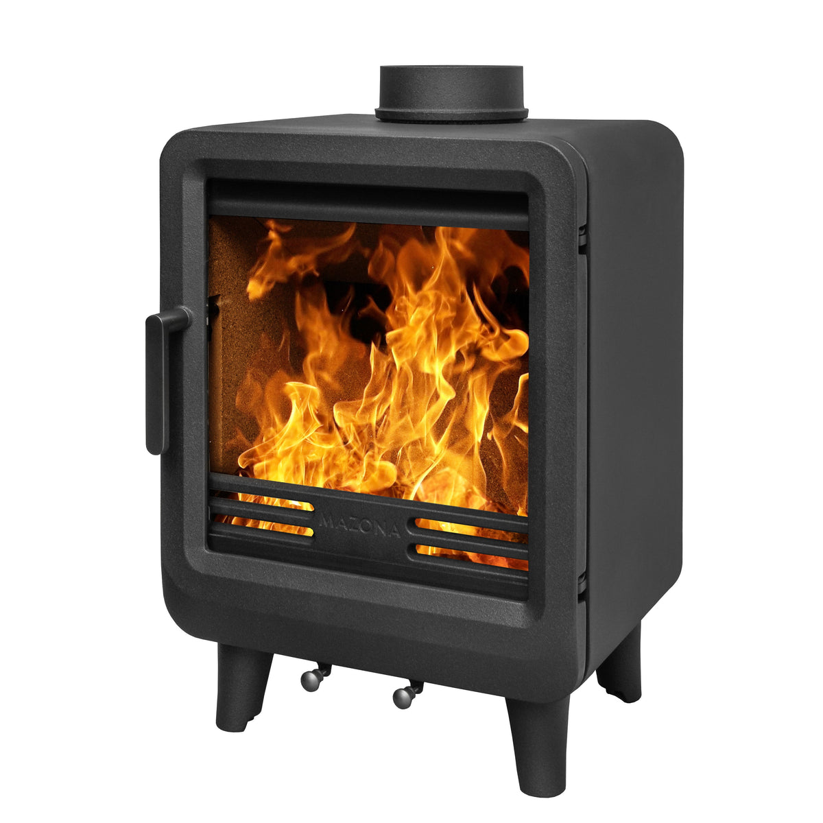 Mazona Heatwave 5kW Multifuel Woodburning Stove, Freestanding Eco Design Approved, Defra Approved - photo 3