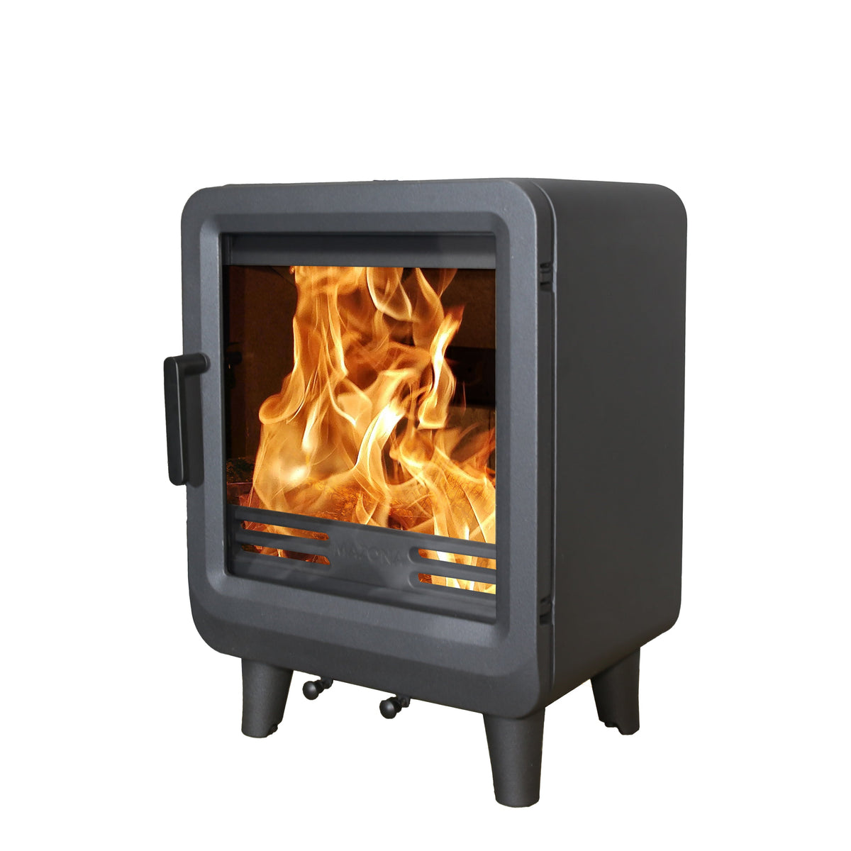Mazona Heatwave 5kW Multifuel Woodburning Stove, Grey Freestanding Eco Design Approved, Defra Approved - photo 3