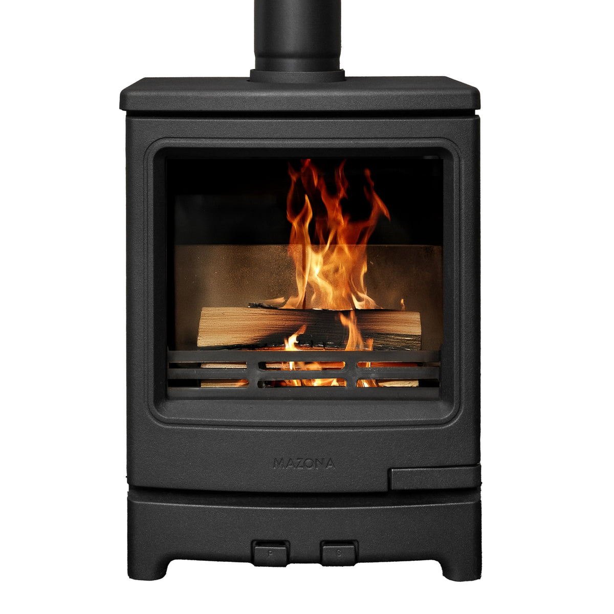Mazona Kingsmere 8kW Multifuel Woodburning Stove Black Edition, Freestanding, Eco Design Approved, Defra Approved - photo 8