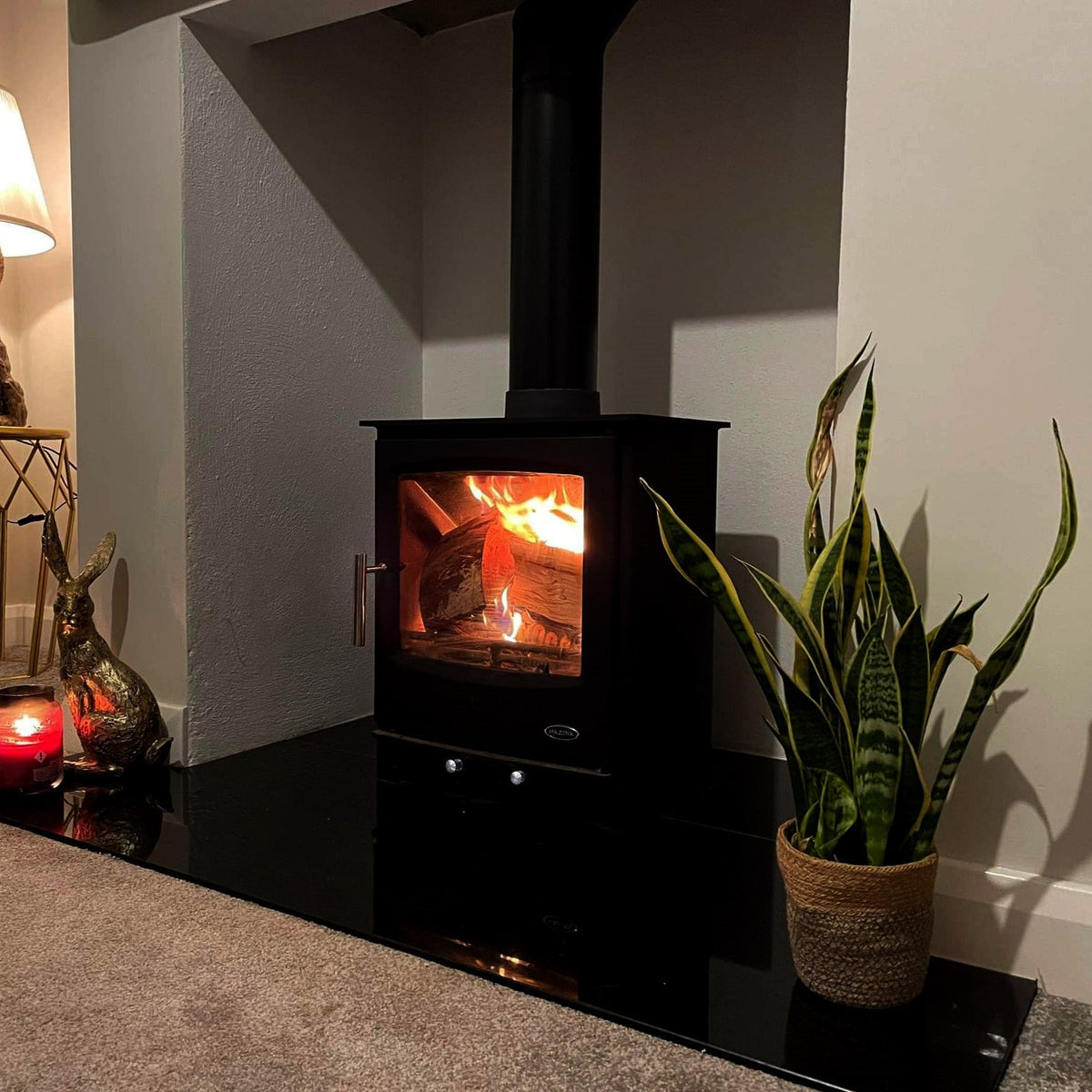 Mazona Rye Eco 7kW Multifuel Woodburning Stove, Freestanding, Eco Design Approved, Defra Approved - photo 6