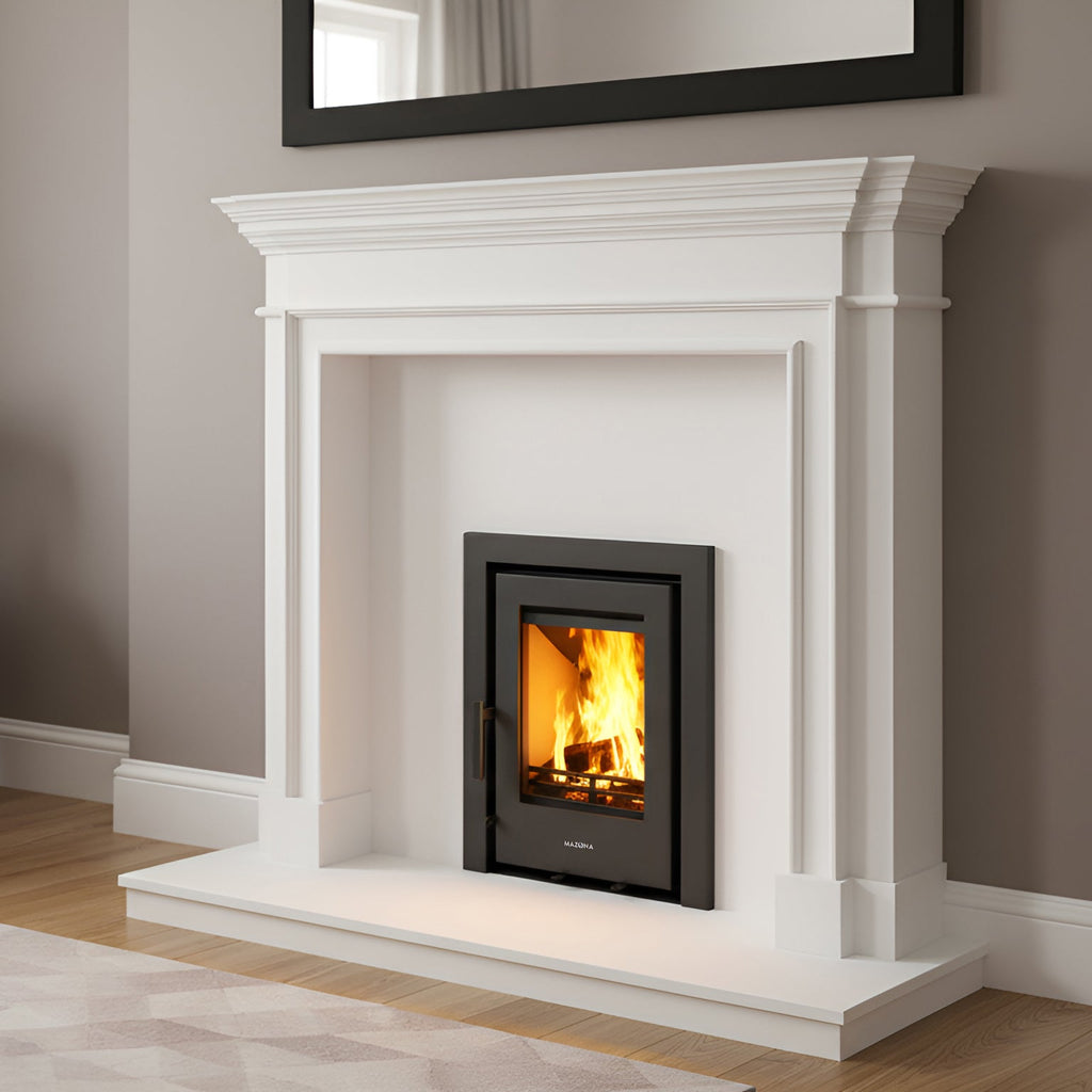 Mazona Clovelly 400 5kW Steel 3 Sided Trim Stove, Multifuel, Woodburning, Cassette, Inset, Eco Design Approved, Defra Approved - photo 2