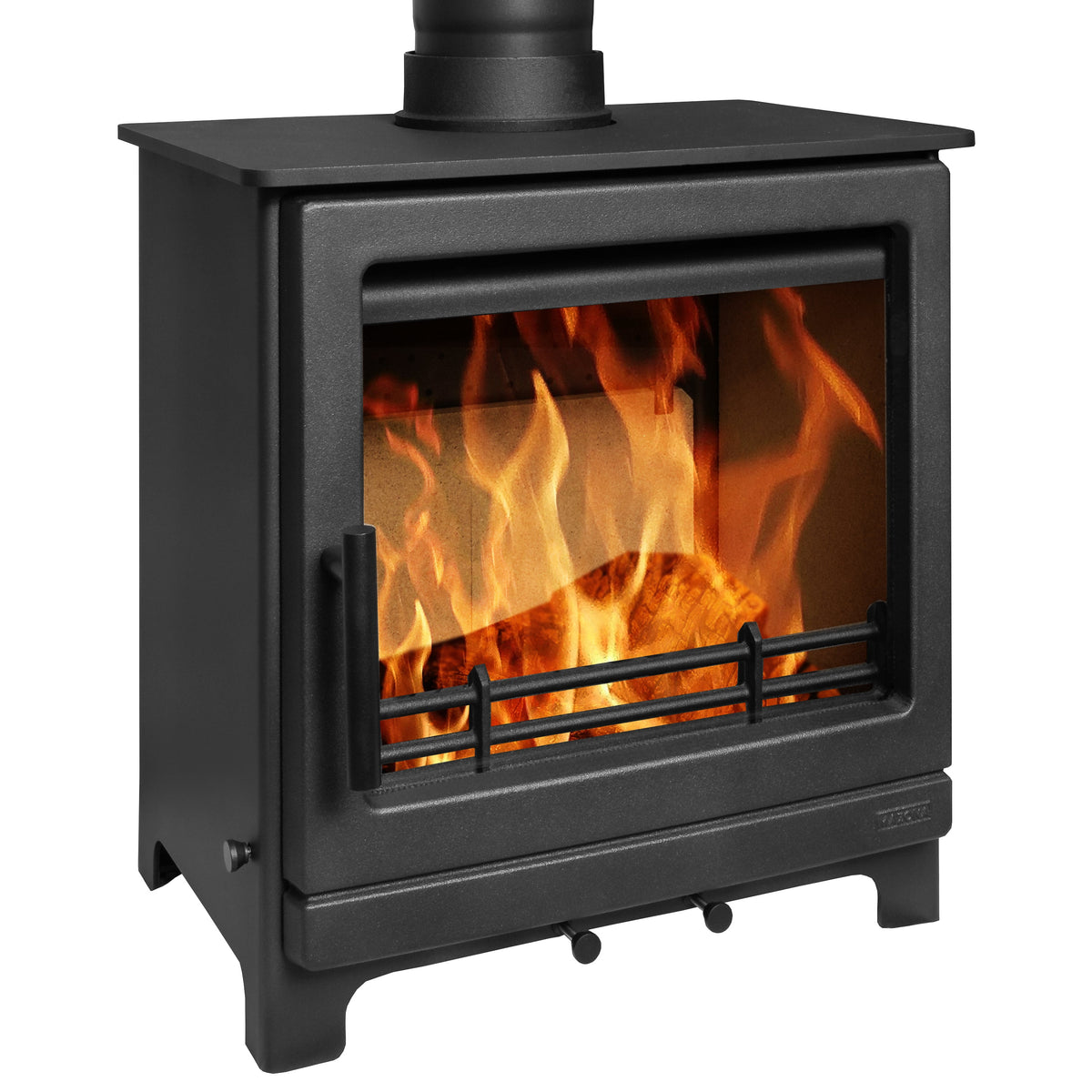 Mazona Ripley 8kW Multifuel Woodburning Stove Black Edition, Freestanding, Eco Design Approved, Defra Approved - photo 4