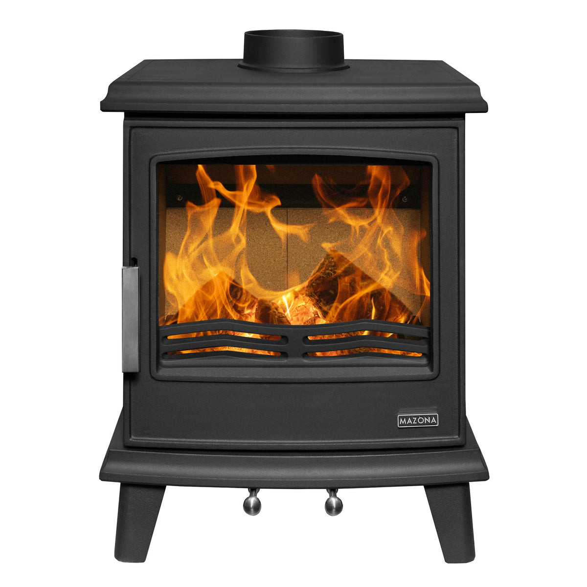 Mazona Cheshire 5kW Multifuel Woodburning Stove, Eco Design Approved, Defra Approved - photo 2