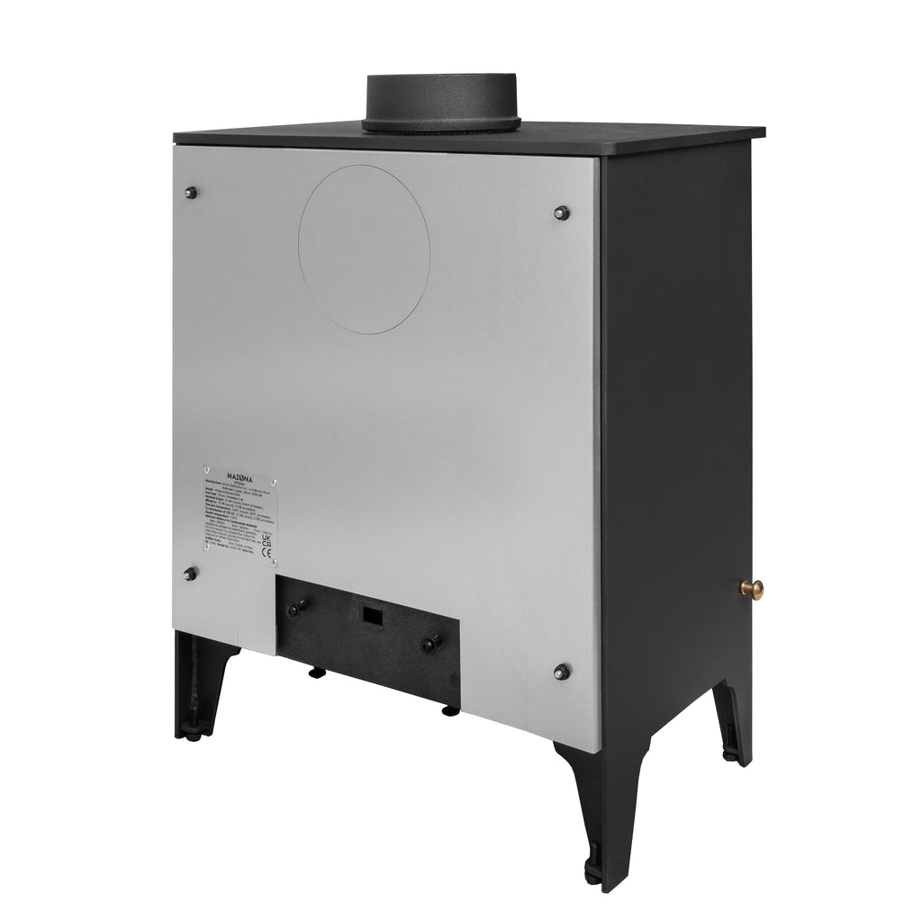 Mazona Warwick 8 kW Multifuel Woodburning Stove, Freestanding, Eco Design Approved, Defra Approved - photo 9