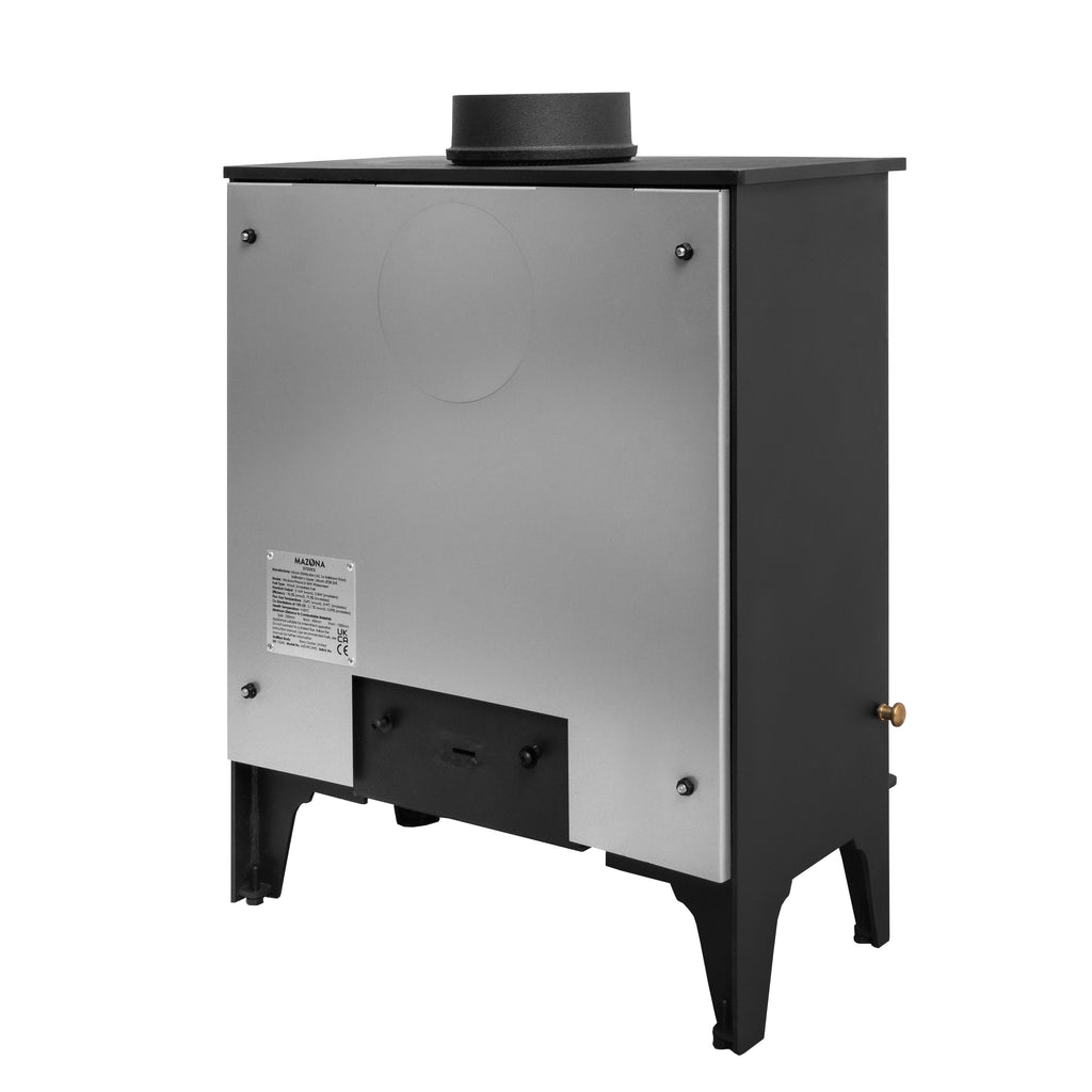 Mazona Warwick Widescreen 5kW Multifuel Woodburning Stove, Freestanding, Eco Design Approved, Defra Approved - photo 11