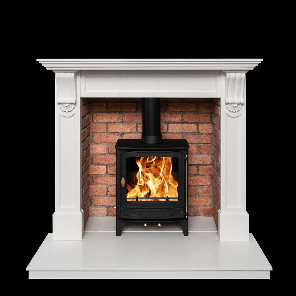Mazona Warwick Widescreen 5kW Multifuel Woodburning Stove, Freestanding, Eco Design Approved, Defra Approved - photo 12