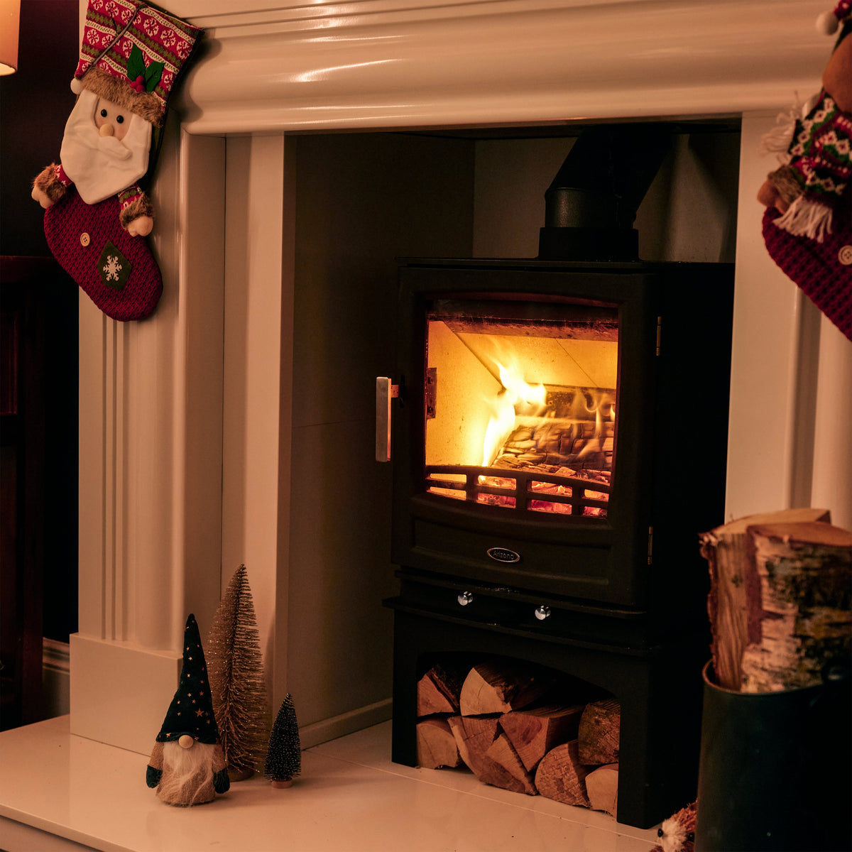 Arizona, A07 Eco, 7kW, Stove with Log Store, Multi-Fuel Stove, Free Standing, Eco Design Approved, Defra Approved - photo 4