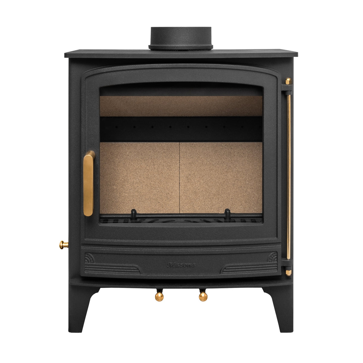 Mazona Warwick Widescreen 5kW Multifuel Woodburning Stove, Freestanding, Eco Design Approved, Defra Approved - photo 8