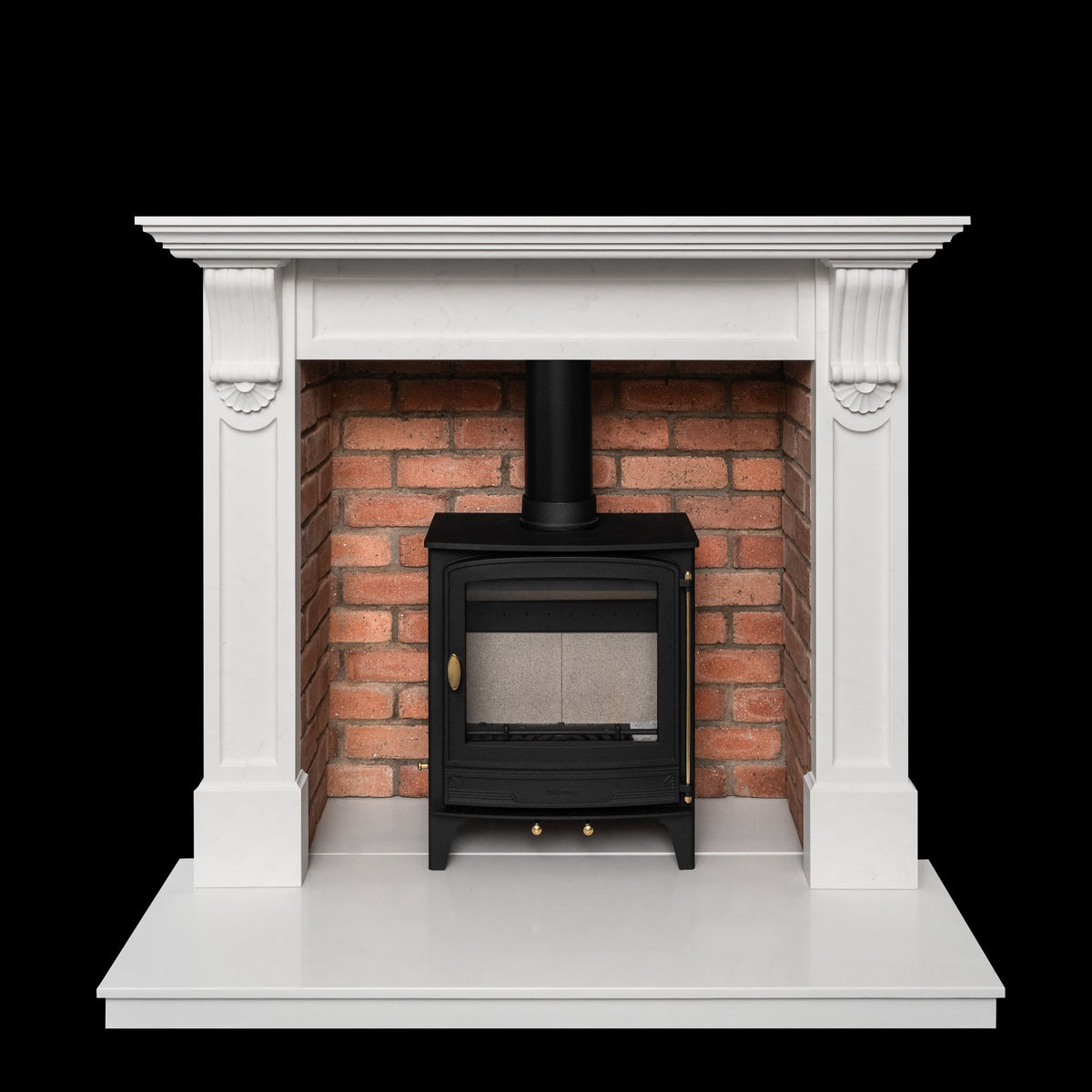 Mazona Warwick Widescreen 5kW Multifuel Woodburning Stove, Freestanding, Eco Design Approved, Defra Approved - photo 16