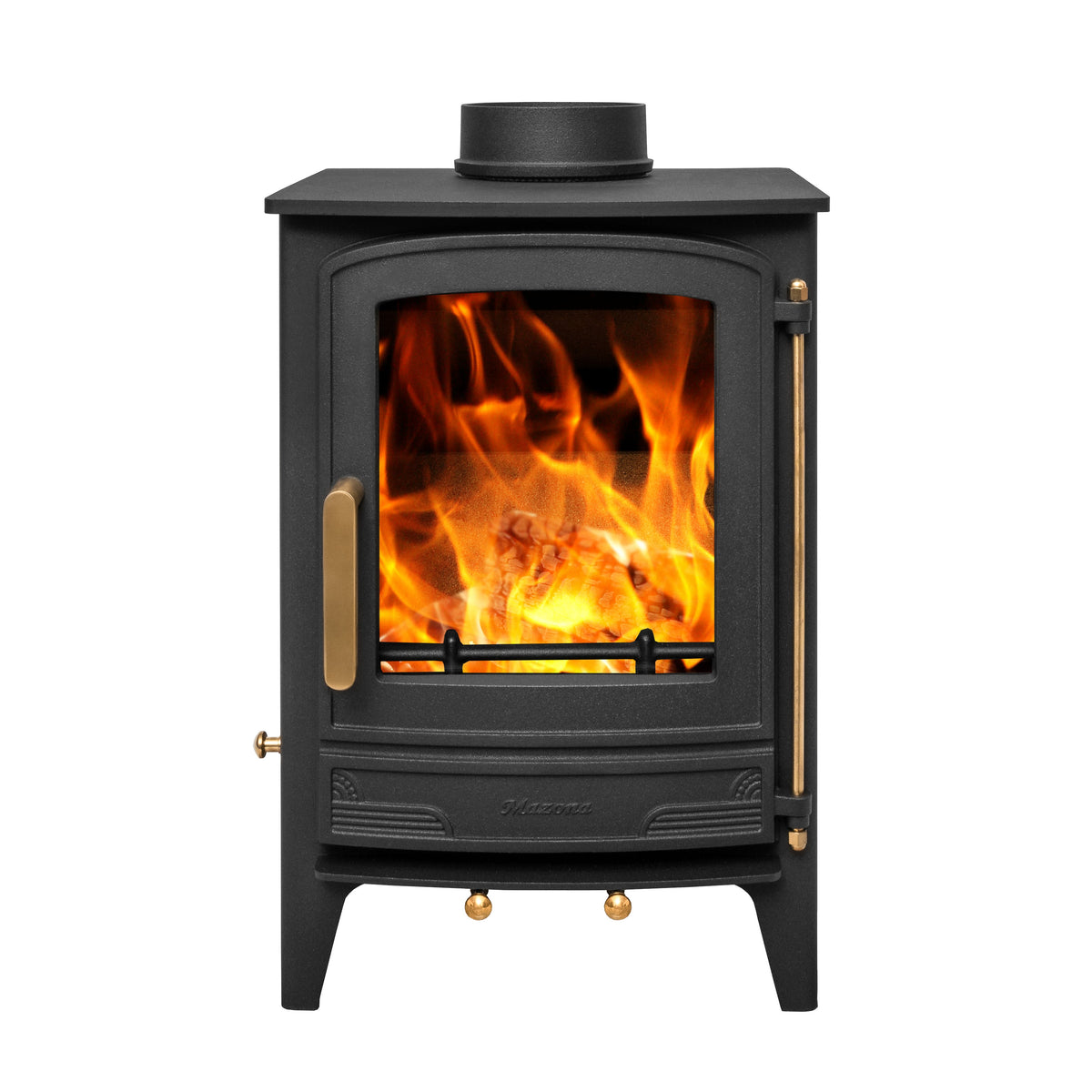 Mazona Warwick 5 kW Multifuel Woodburning Stove, Freestanding, Eco Design Approved, Defra Approved - photo 3