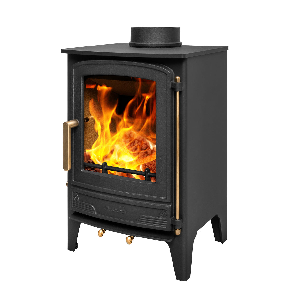 Mazona Warwick 5 kW Multifuel Woodburning Stove, Freestanding, Eco Design Approved, Defra Approved - photo 4