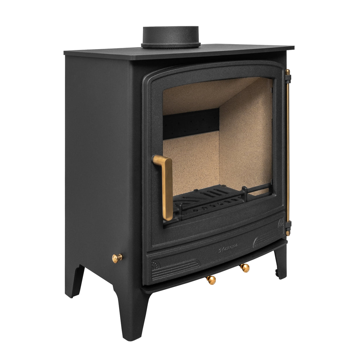 Mazona Warwick 8 kW Multifuel Woodburning Stove, Freestanding, Eco Design Approved, Defra Approved - photo 8