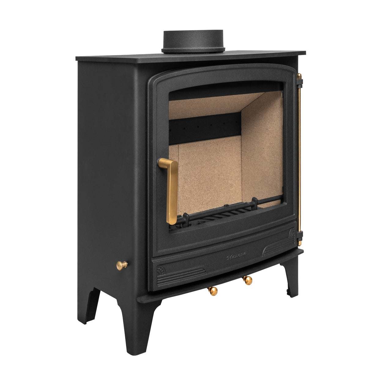 Mazona Warwick Widescreen 5kW Multifuel Woodburning Stove, Freestanding, Eco Design Approved, Defra Approved - photo 10