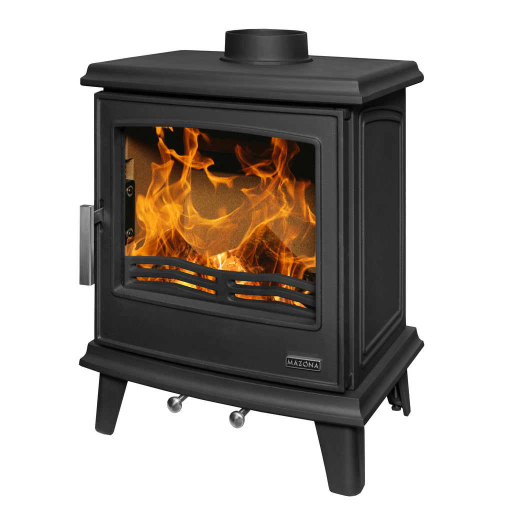 Mazona Cheshire 5kW Multifuel Woodburning Stove, Eco Design Approved, Defra Approved - photo 3